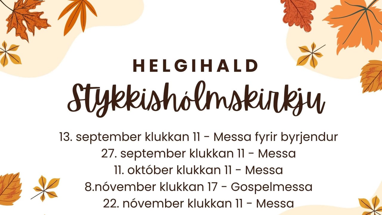 Messa í Stykkishólmskirkju