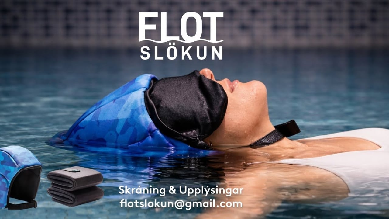 Flotslökun í Suðurbæjarlaug - tímar í október 1, 8, 15, 22 og  29