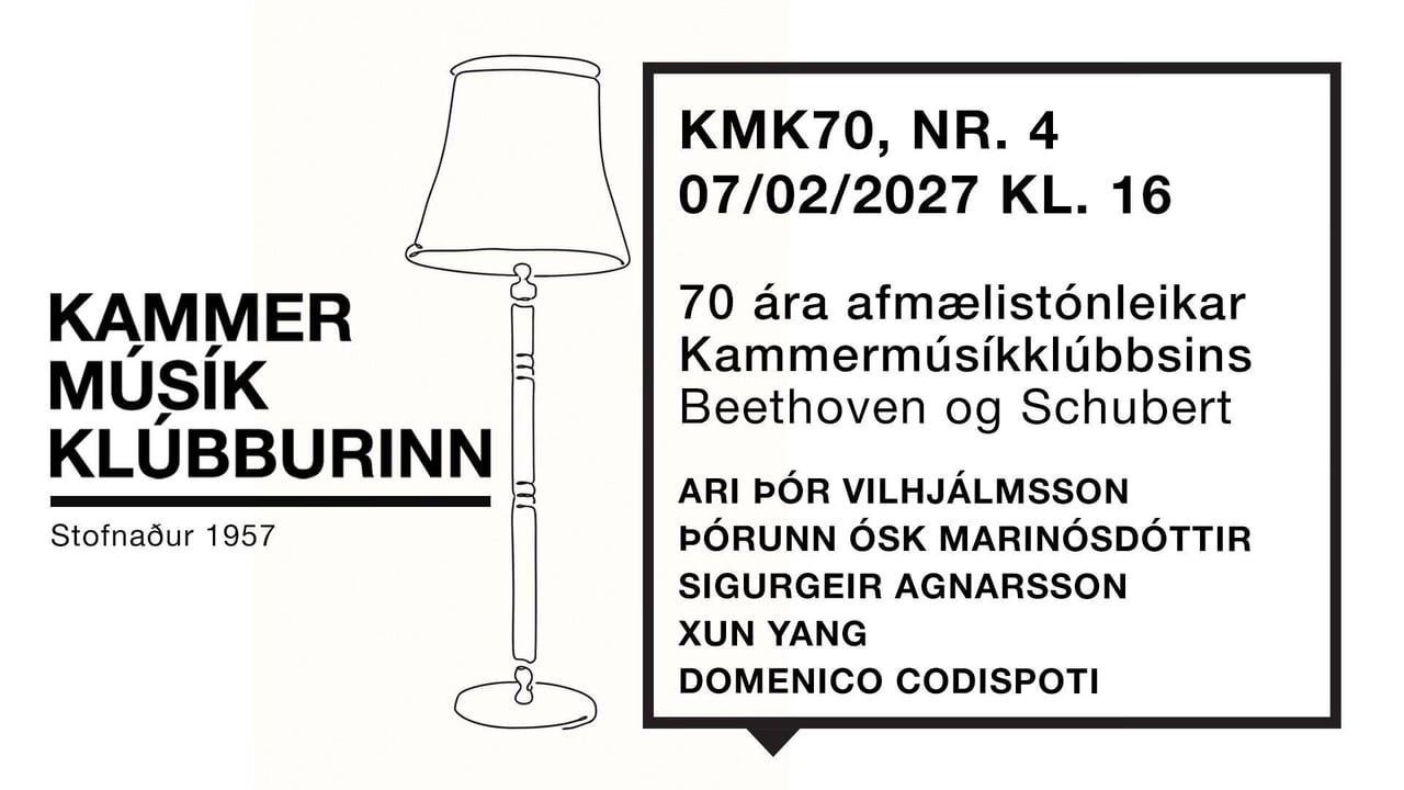 KMK70 NR. 4 // 70 ára afmælistónleikar KMK: Beethoven og Schubert