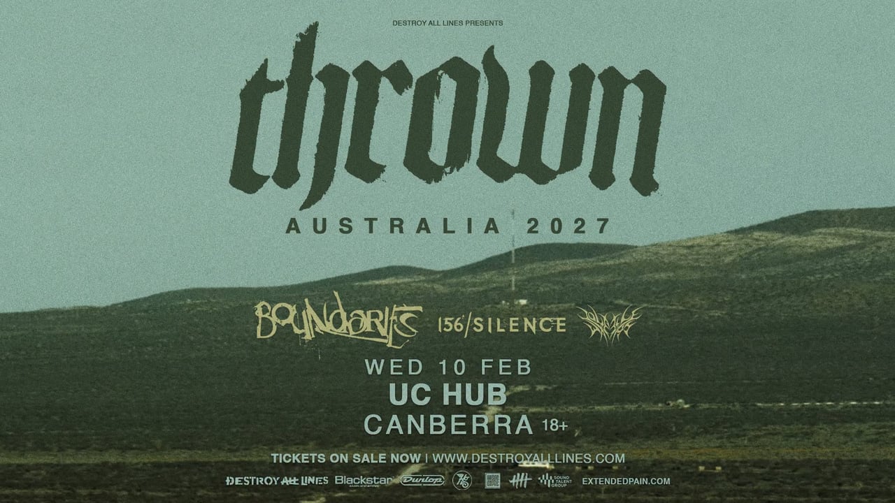 Thrown Aus Tour 2027 with Boundaries // Canberra 18+