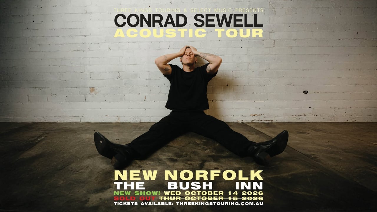 Conrad Sewell 'Acoustic Tour' - New Norfolk, TAS (SECOND SHOW)