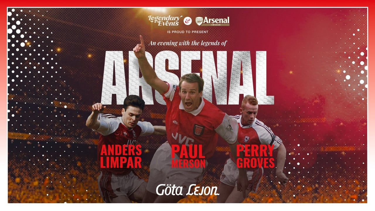 Arsenal Legends, Anders Limpar, Perry Groves & Paul Merson