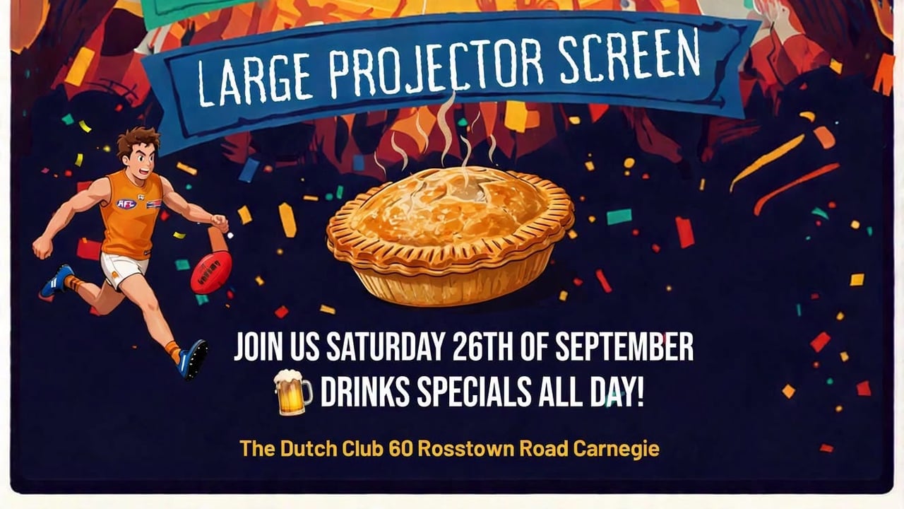 Grand Final Celebration! All Welcome ( Free Entry)