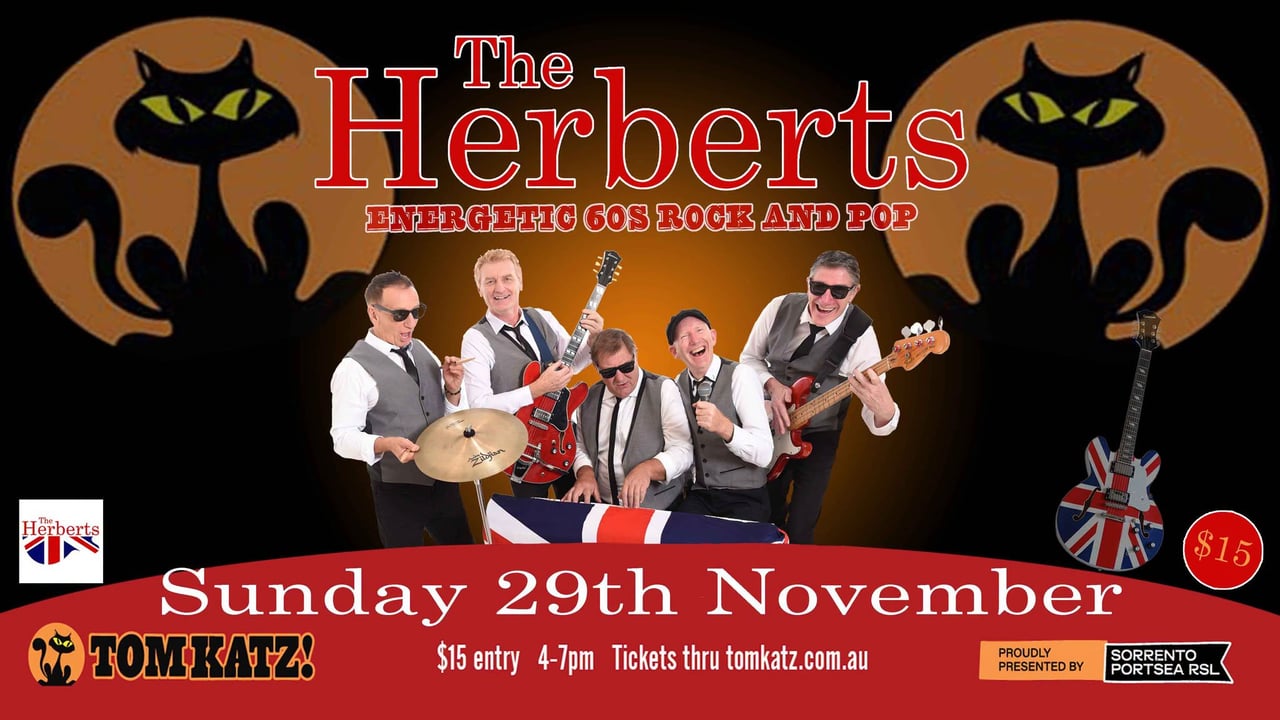 The Herberts last show at Tom Katz for 2026!