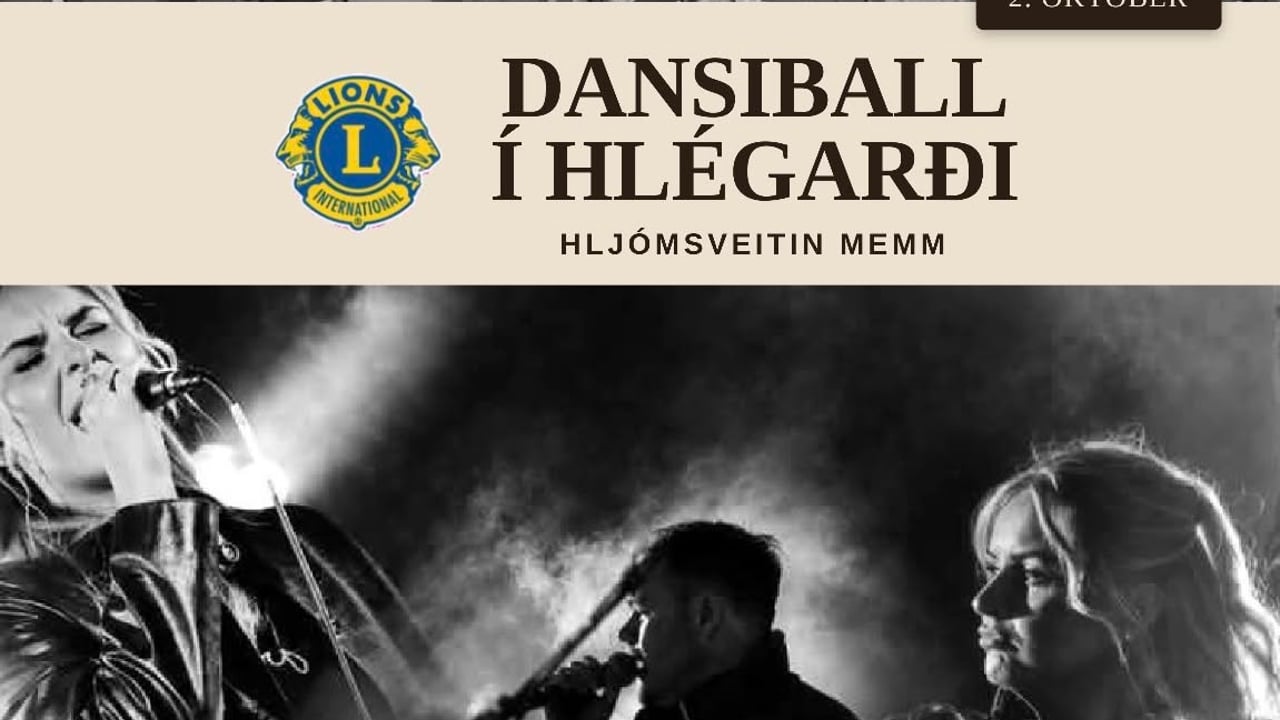 Dansiball í Hlégarði