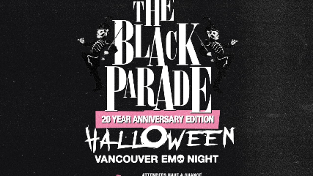 The Black Parade Halloween Emo Night Vancouver at Hollywood Theatre - Oct 24 2026