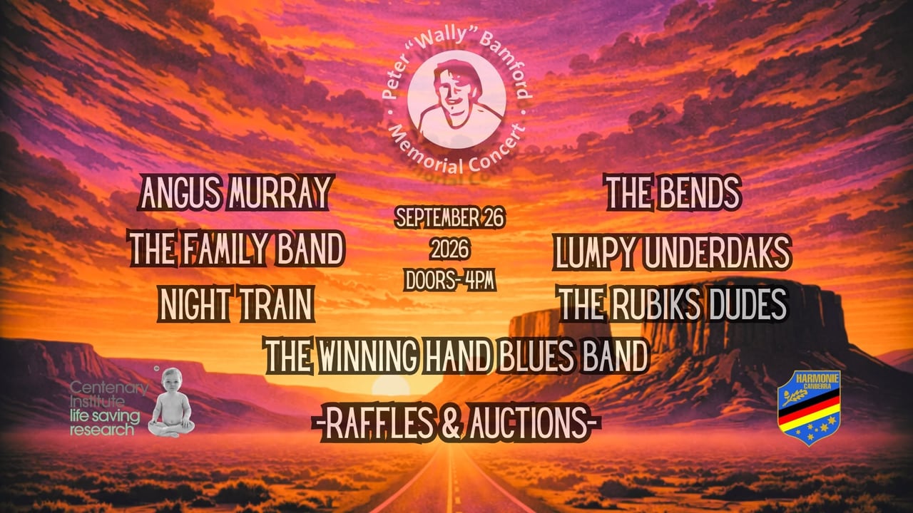 The 2026 Peter “Wally” Bamford Memorial Concert