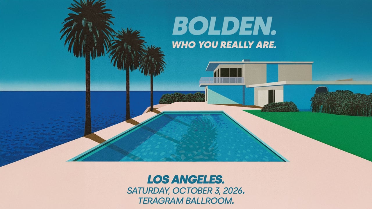Bolden. Who you really are. Tour 2026.