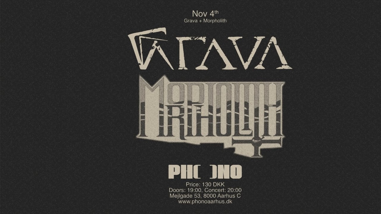 PHONO: Grava + Morpholith