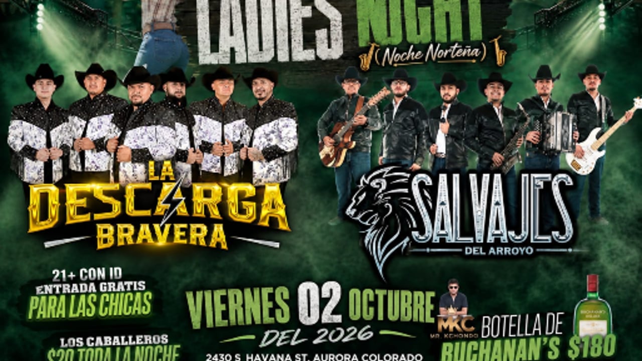 Viernes de Ladies Night. Damas Gratis Toda La Noche