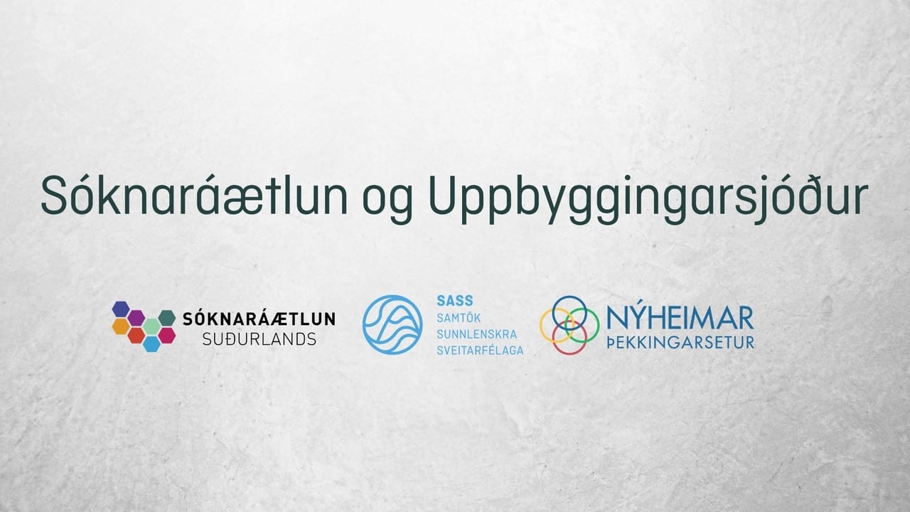 Kynningarfundur um Uppbyggingarsjóð Suðurlands í Nýheimum