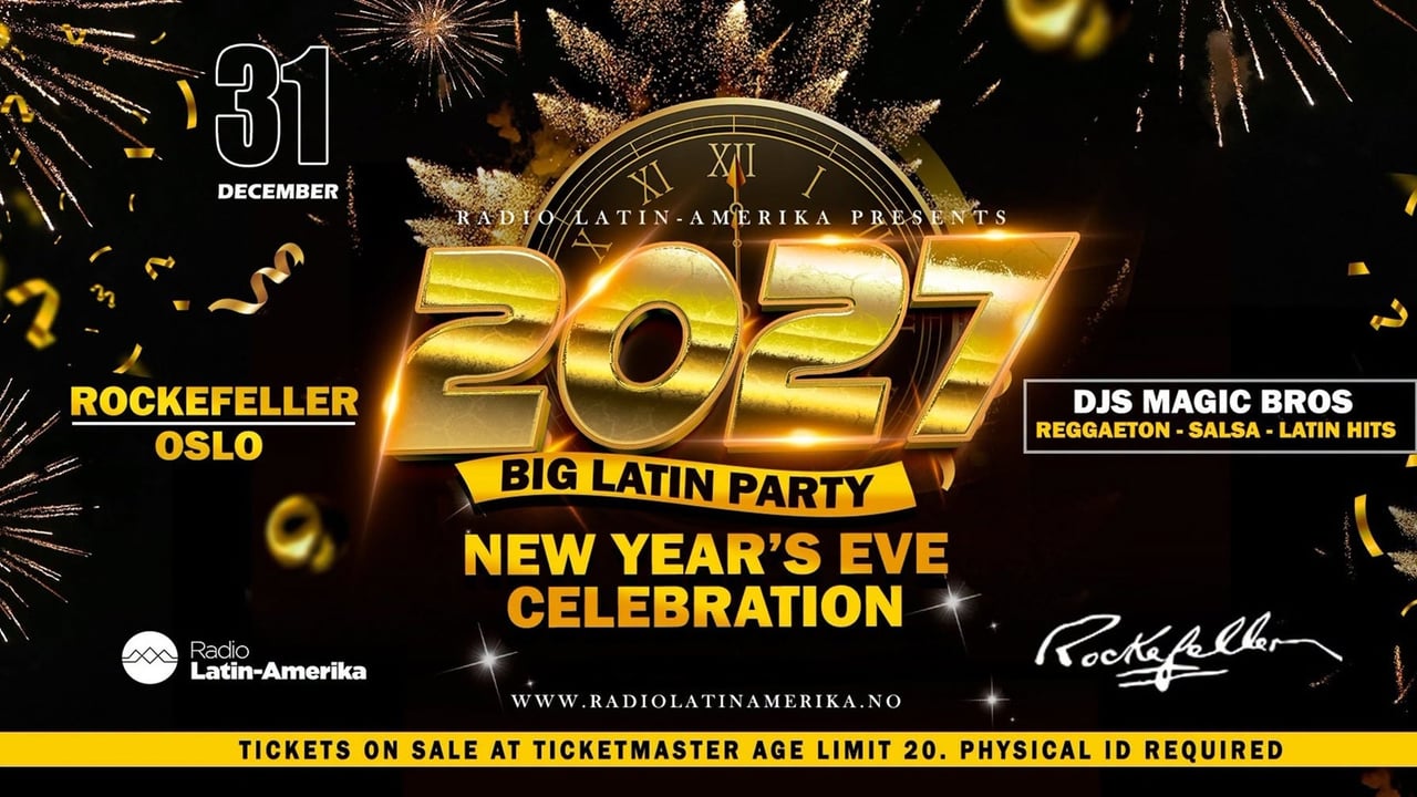 Nyttårsfest 2027 – Big Latin Party