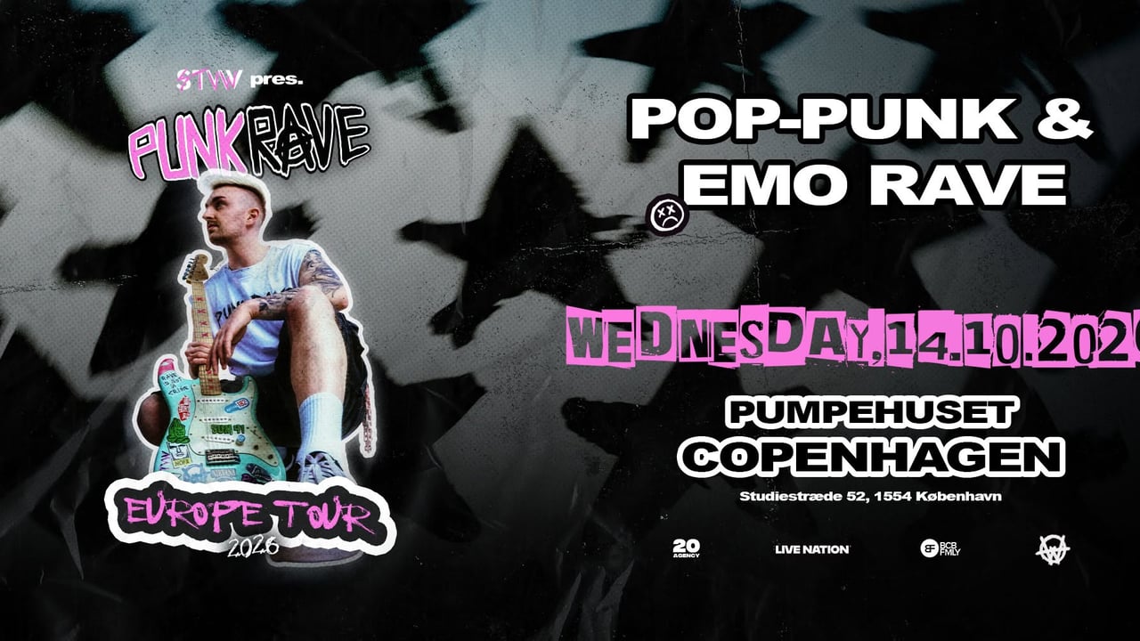 STVW pres. 'Punk Rave' // Pumpehuset // 14. oktober 2026