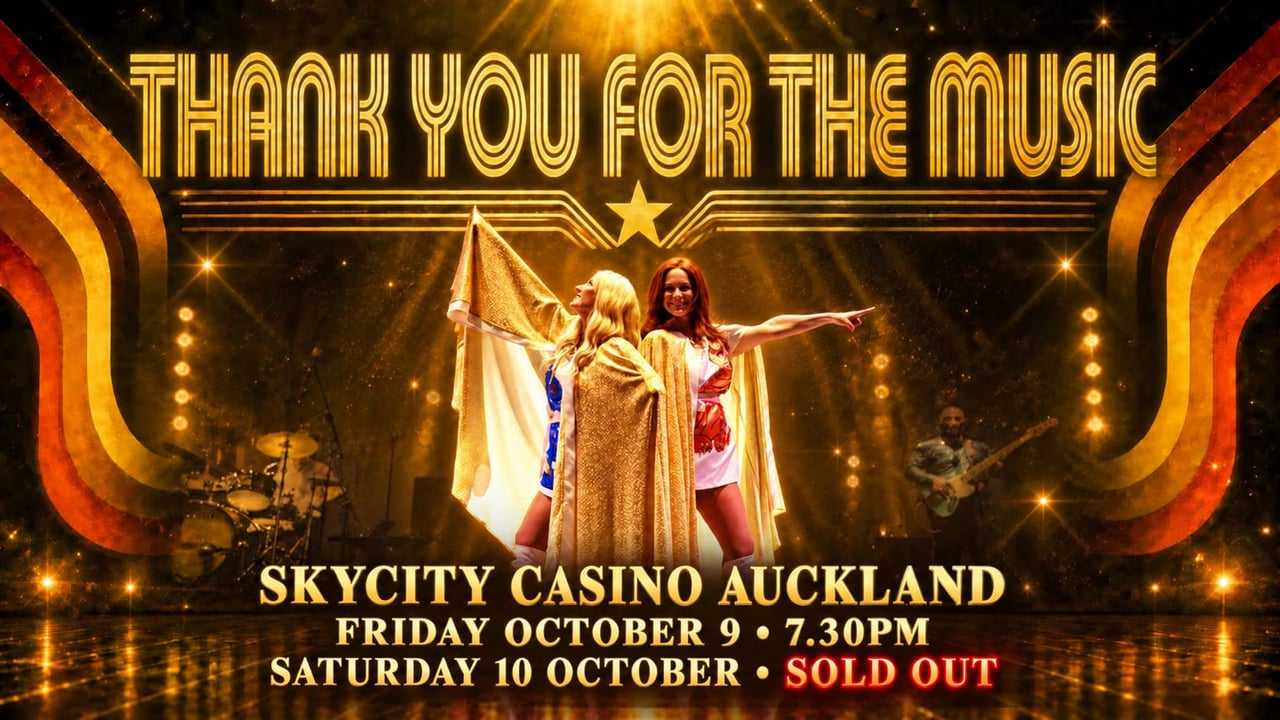 SKYCITY Casino Auckland - 9 & 10 of October from 7.30pm. 