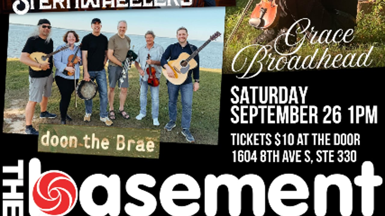 Nashville Irish Trad Community presents The Sternwheelers, Doon the Brae and Grace Broadhead