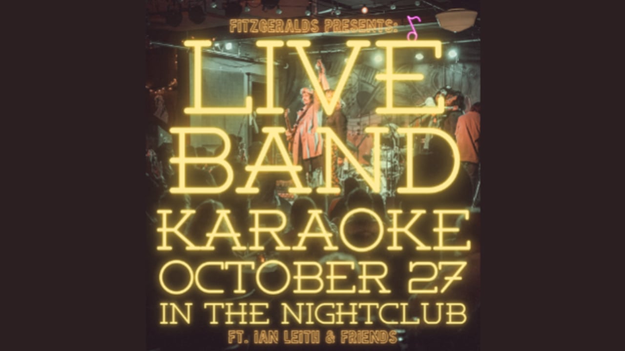 LIVE BAND KARAOKE! ft. Ian Leith & Friends
