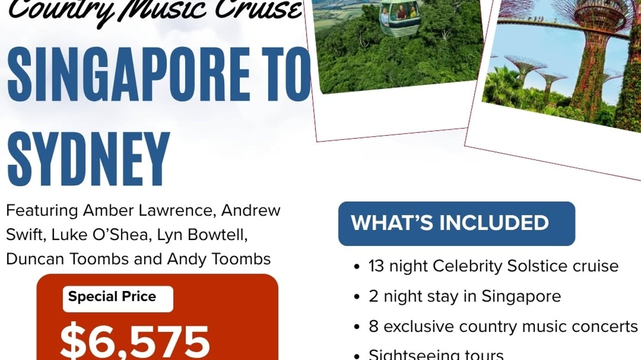 Singapore to Sydney Country Music Cruise