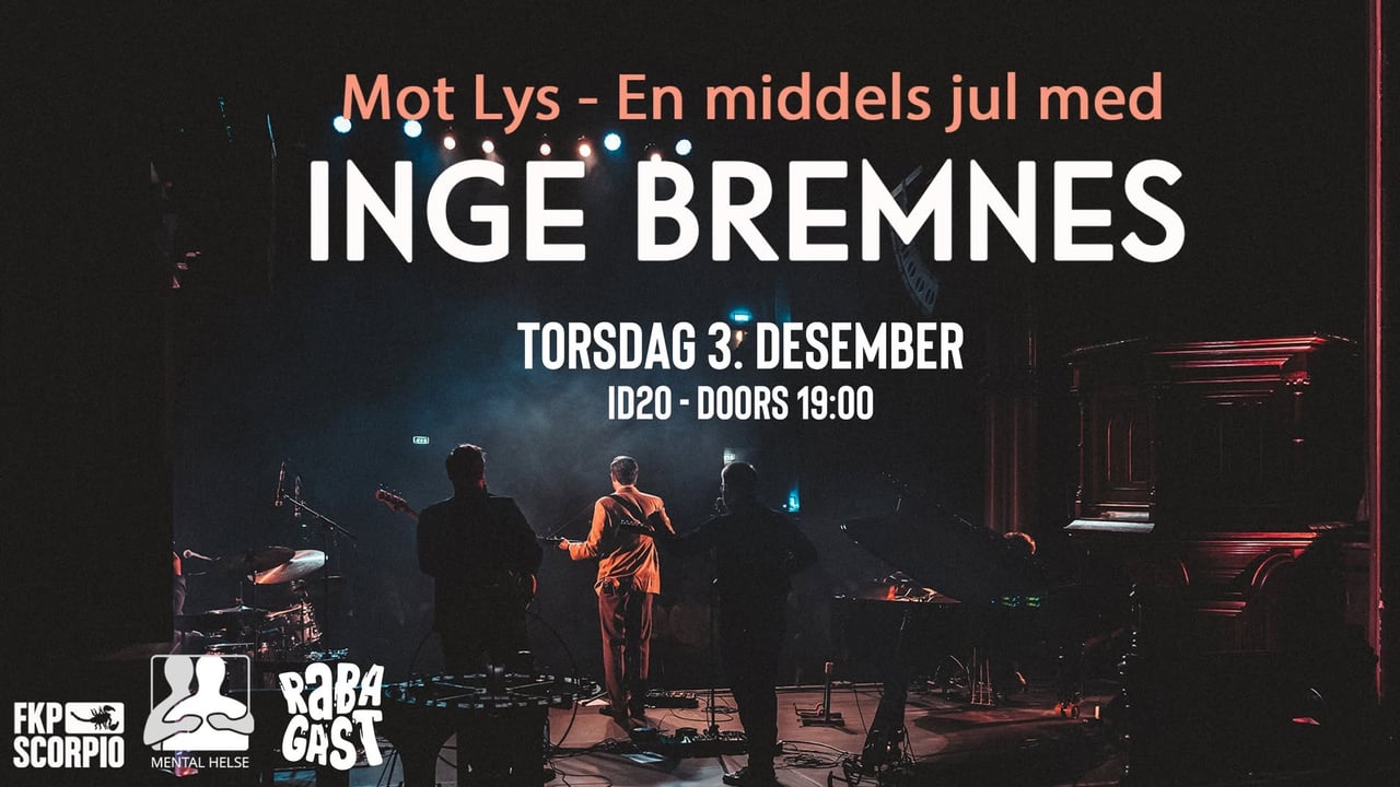 Inge Bremnes med band // Mot Lys - Juleturné // Rabagast, Alta