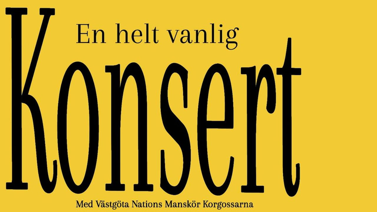 En helt vanlig konsert