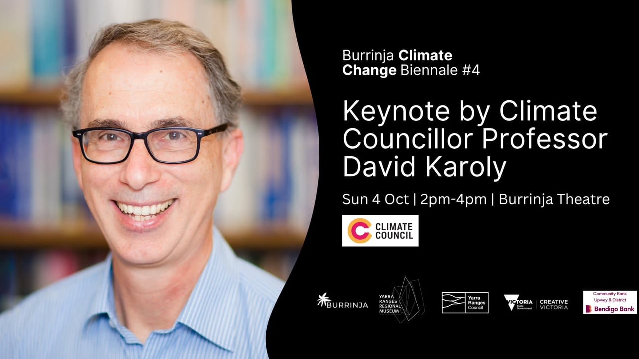 Keynote by Climate Councillor Professor David Karoly