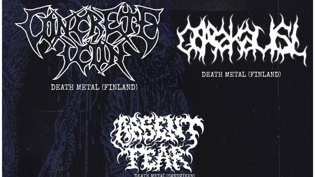 Gorekaust + Concrete Icon + Absent Fear Live @Klubb Fredagsmangel