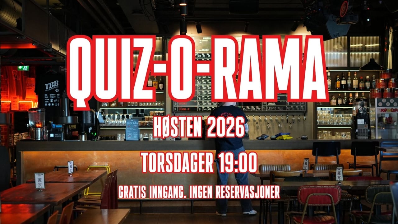 Quiz-O-Rama Høsten 2026