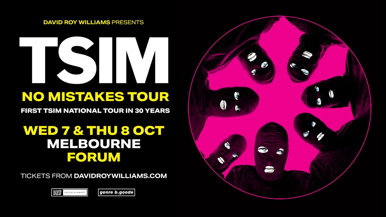 [NEW SHOW] TSIM "No Mistakes Tour" | Thurs 1 Oct 2026 | Odeon, Hobart