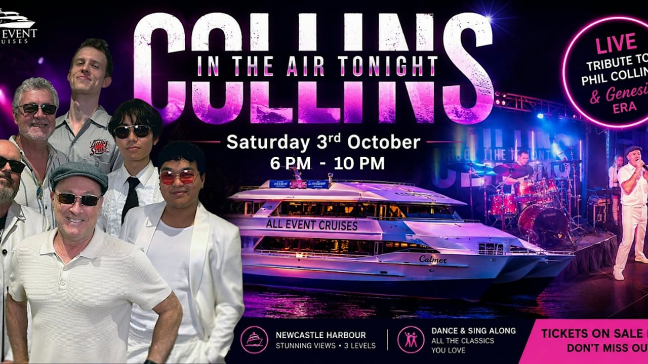 In The Air Tonight | Phil Collins Tribute Show | Newcastle Harbour Cruise