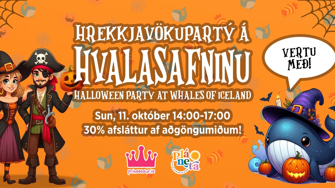 Halloween Party at Whales of Iceland