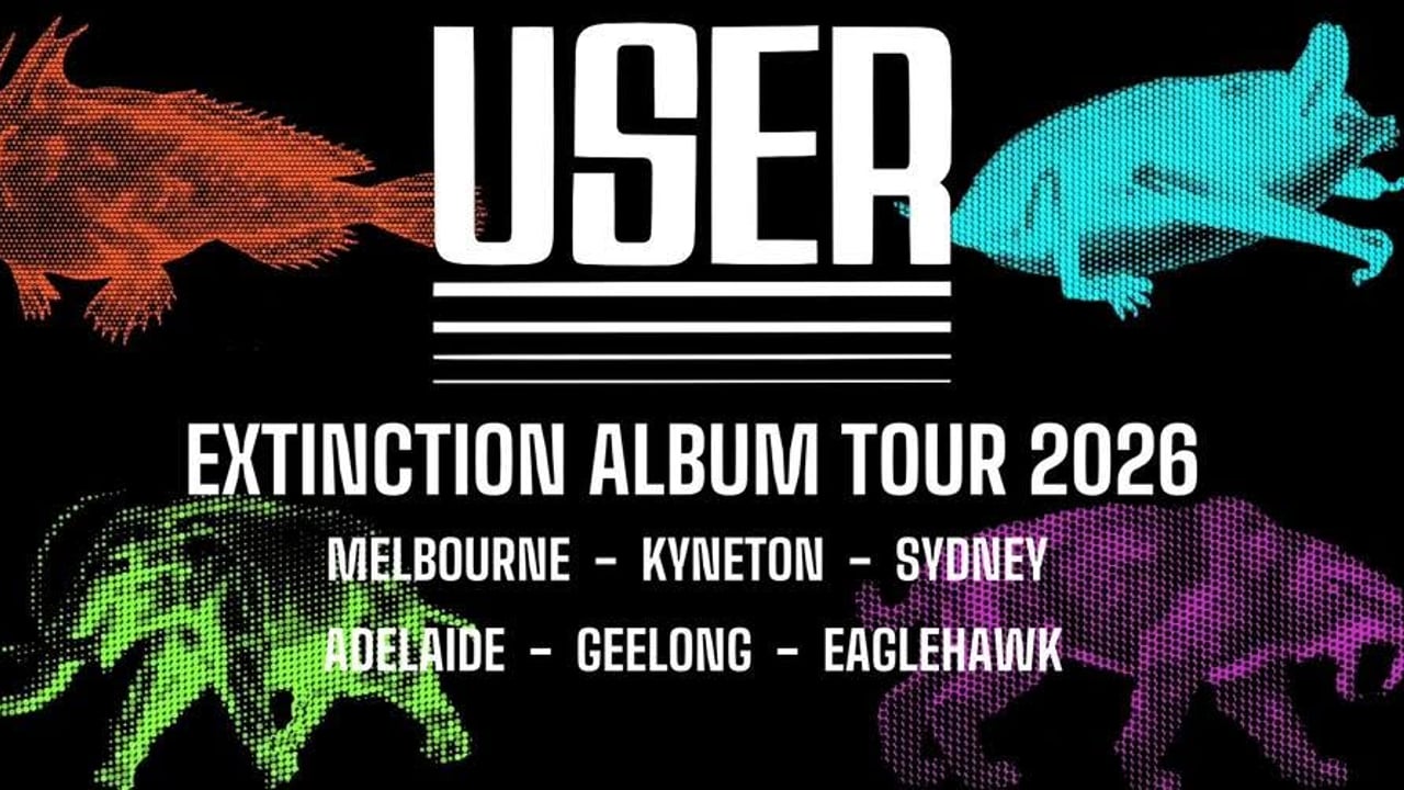 USER - EXTINCTION Album Launch Party with DOUBLE VANITY & THE MOTH BODY.