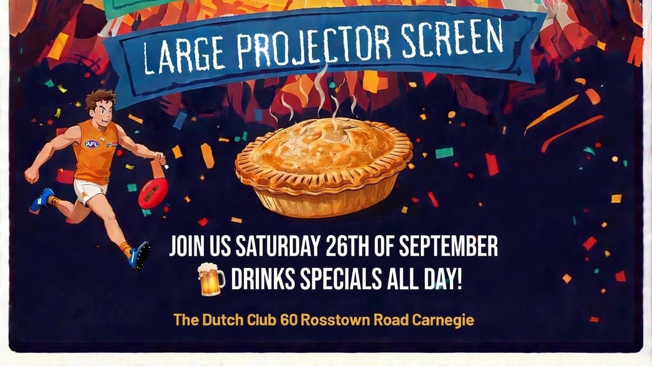 Grand Final Celebration! All Welcome ( Free Entry)