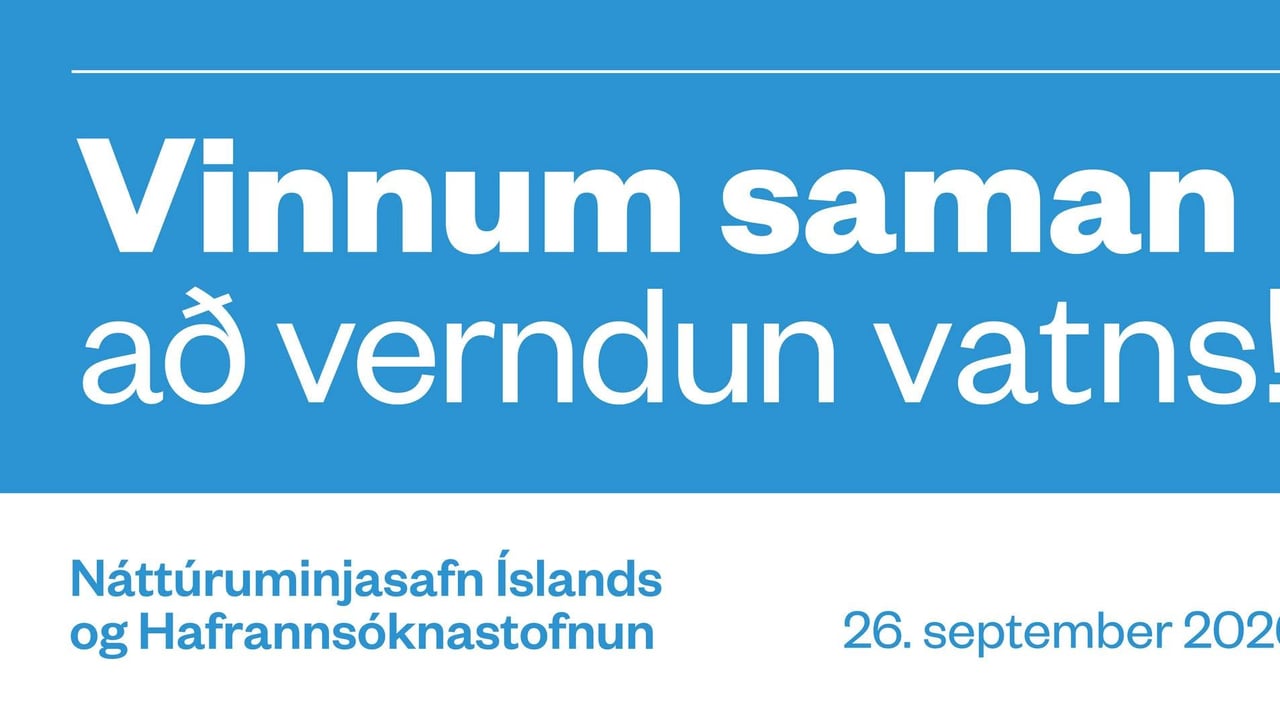 Vísindavaka: Vinnum saman að verndun vatns!