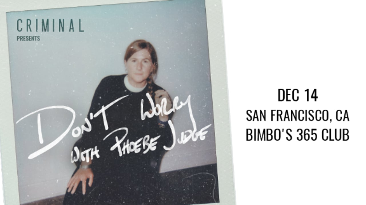 Criminal Presents: An Evening with Phoebe Judge