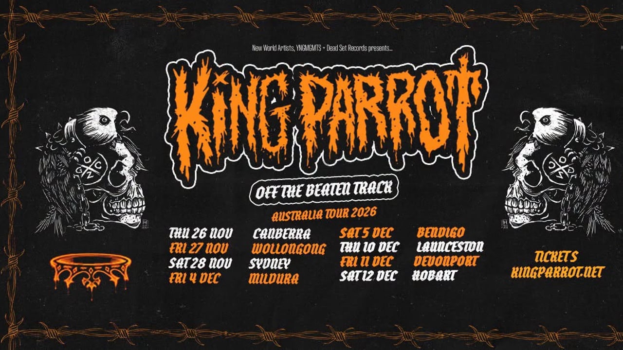 KING PARROT : Devonport - "Off The Beaten Track Tour" @ Pub Rock Diner
