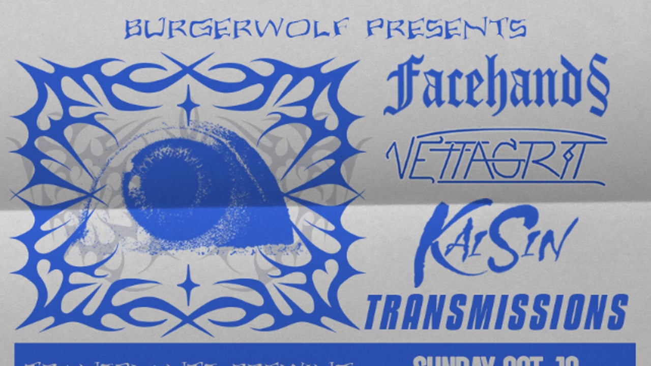 FREE SHOW: FACEHANDS / VETTAGRIT / KAISIN / TRANSMISSIONS