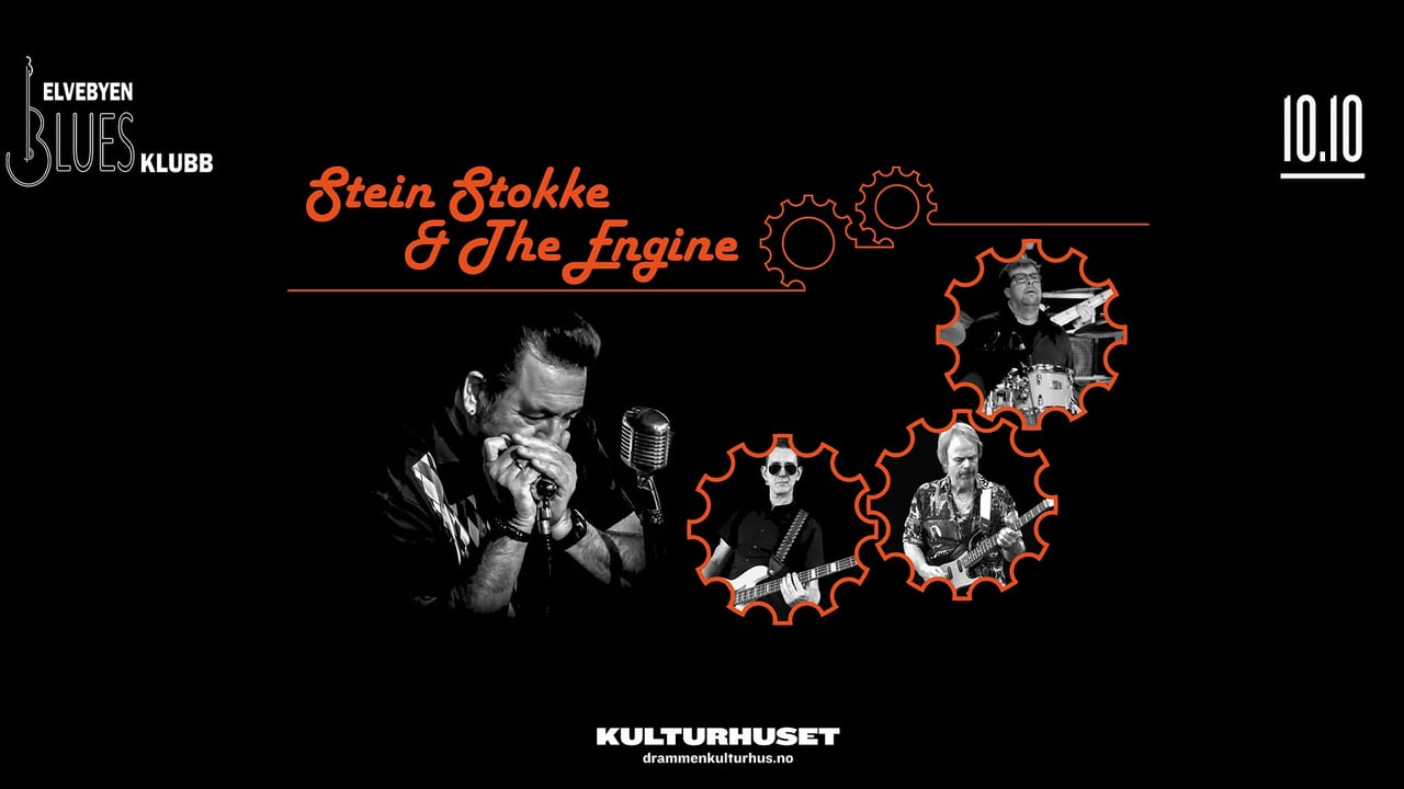 Elvebyen Bluesklubb: Stein Stokke & The Engine // Drammen kulturhus