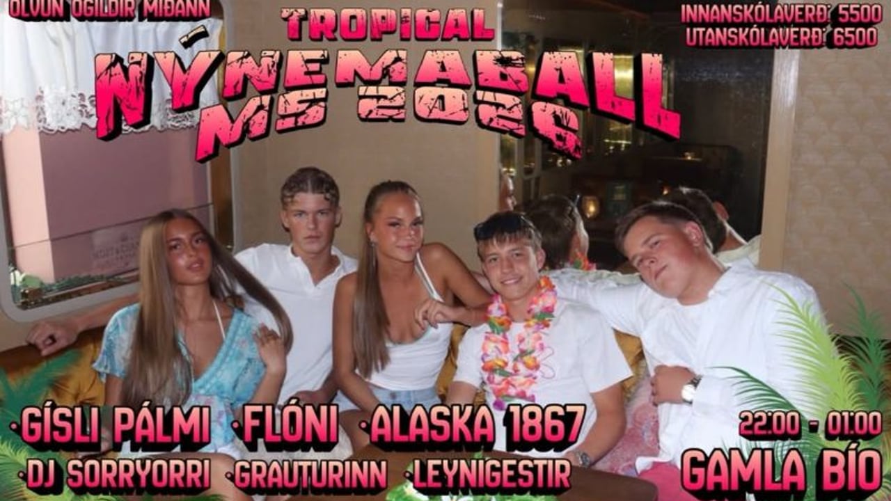 Nýnemaball SMS 2026