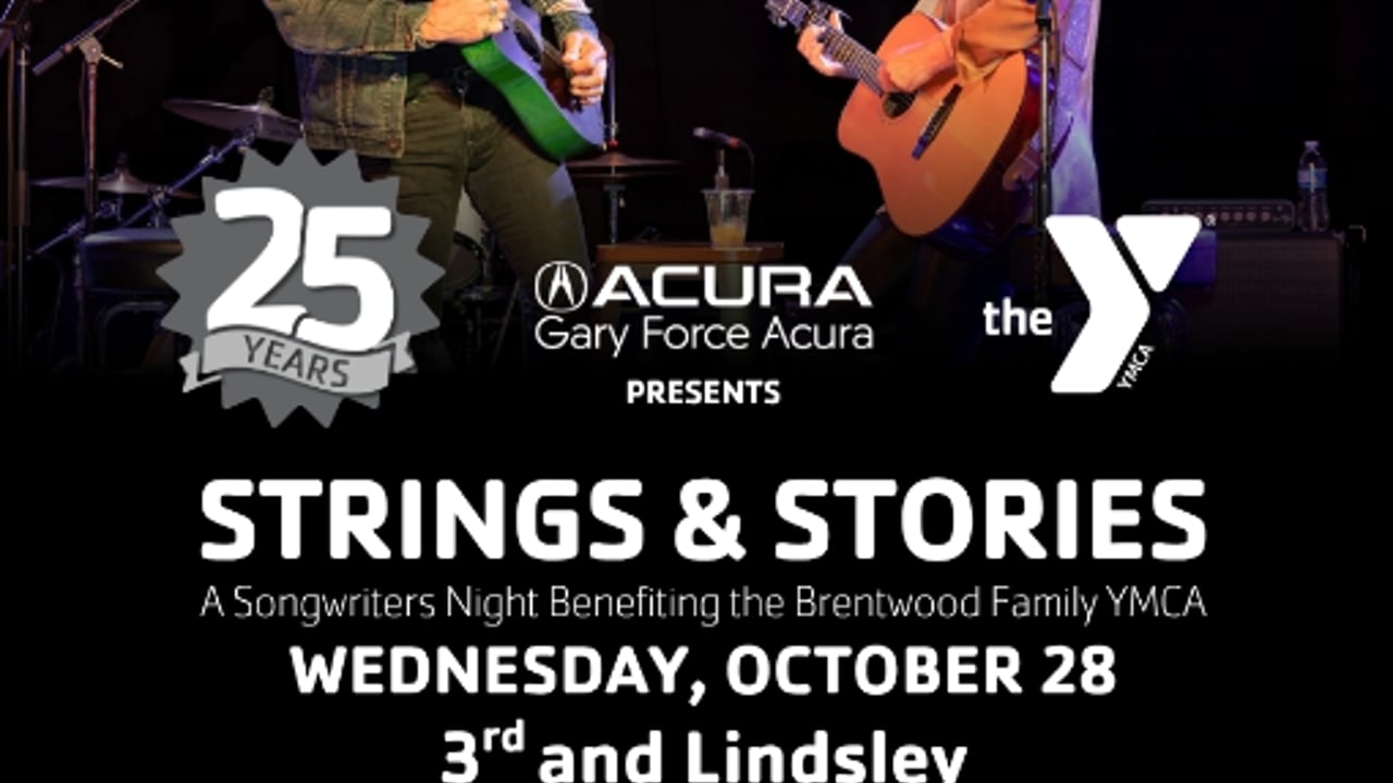 Strings and Stories: A Songwriters Night Benefiting The Brentwood Family YMCA
