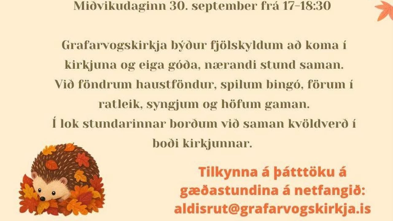 Gæðastund fjölskyldunnar 