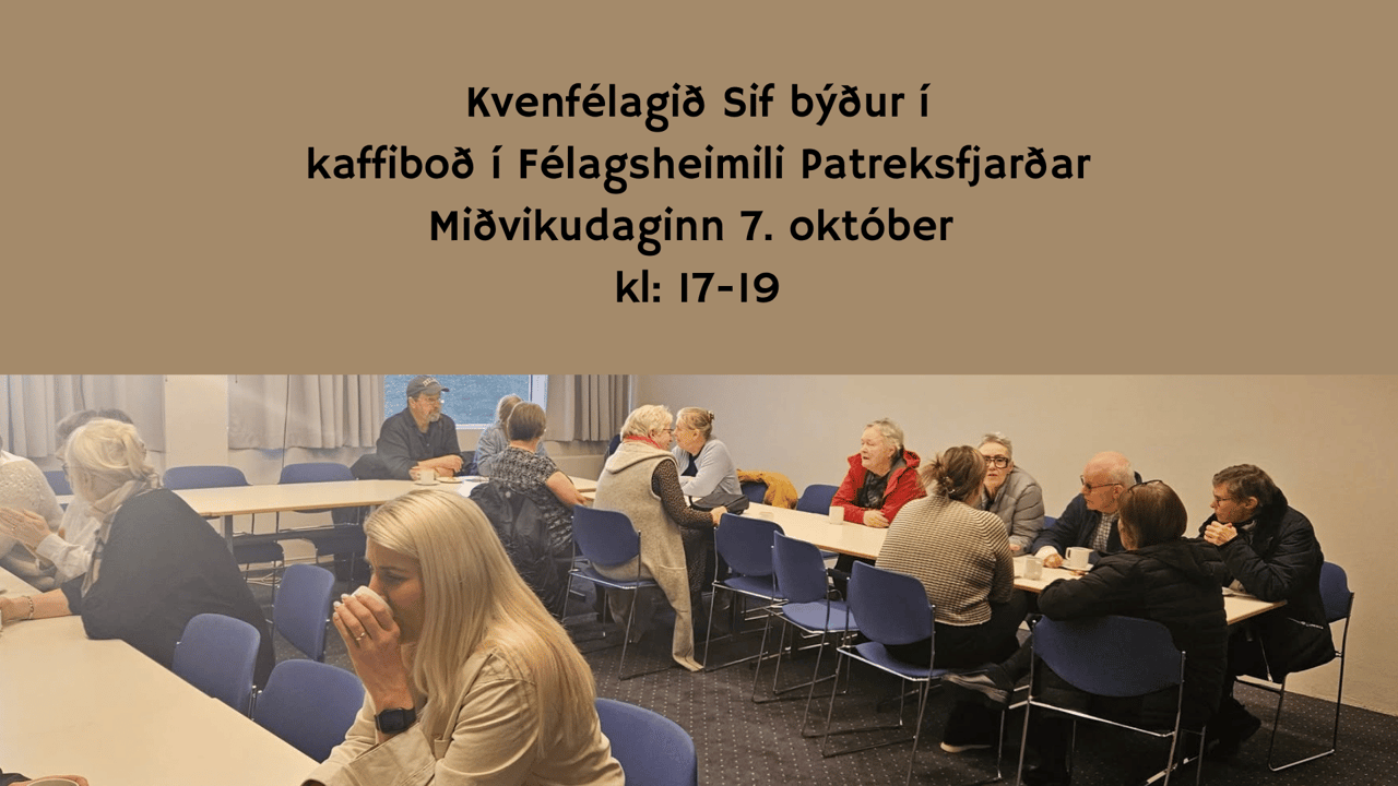 Kaffiboð í tilefni af viku einmanaleikans
