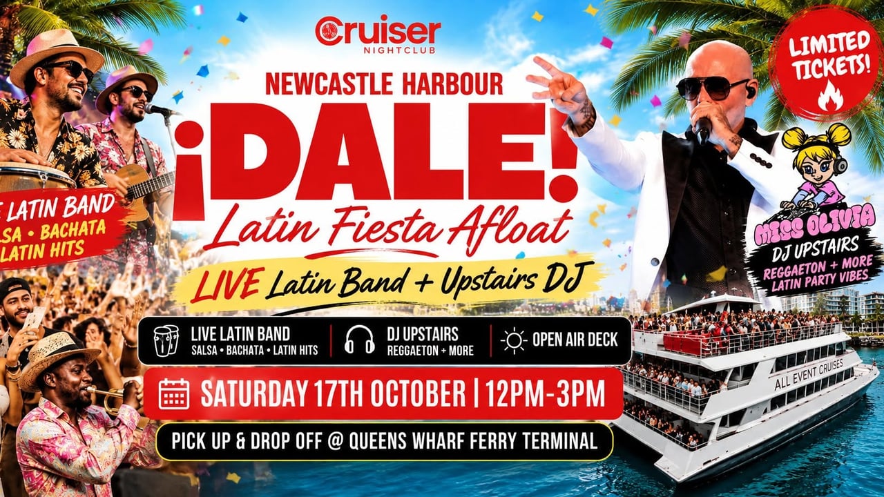 DALE! Latin Boat Party | Newcastle Harbour