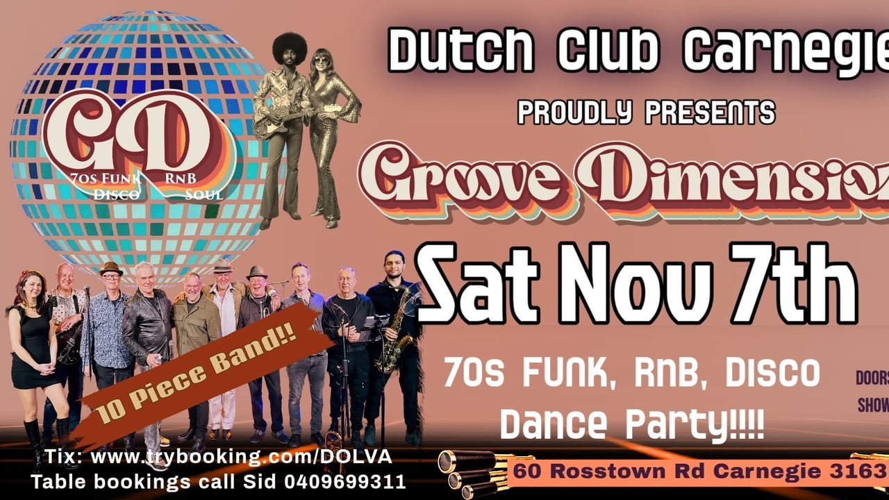 Groove Dimension 70’s Funk,RnB,Disco & Soul 