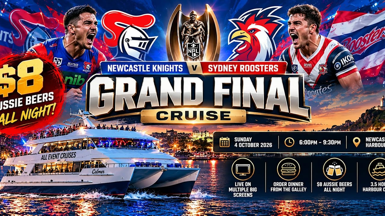 Newcastle Knights NRL Grand Final Cruise | Knights v Roosters LIVE