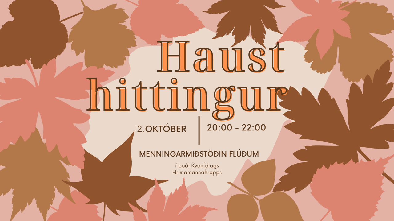 Hausthittingur með áherslu á Viku einmanaleikans – Kvenfélag Hrunamannahrepps