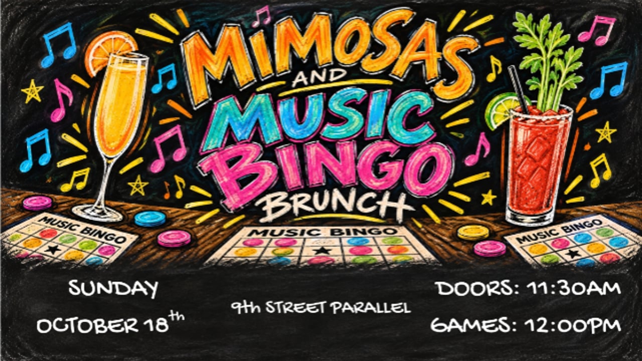 MIMOSAS AND MUSIC BINGO