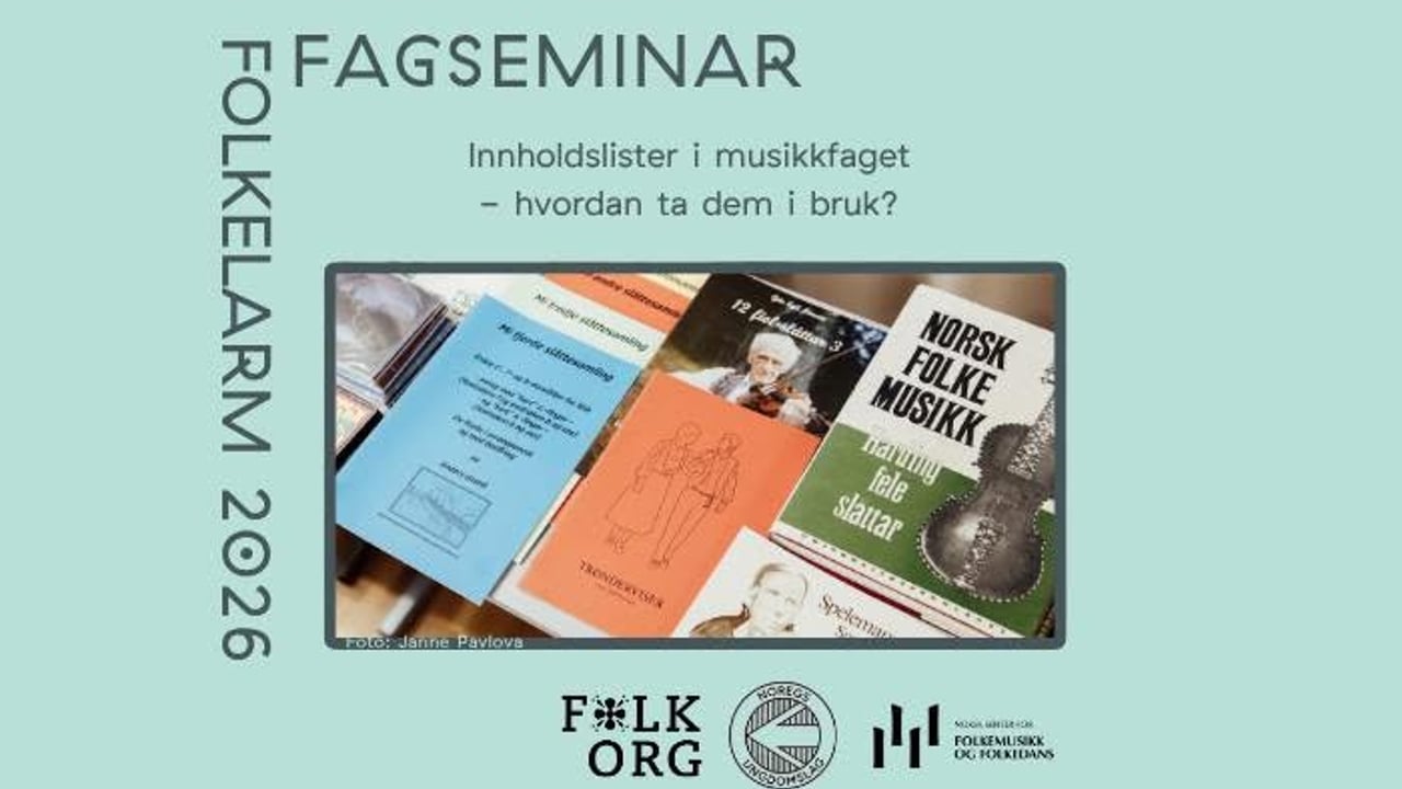 Fagseminar: Innholdslister i musikkfaget – hvordan ta dem i bruk?