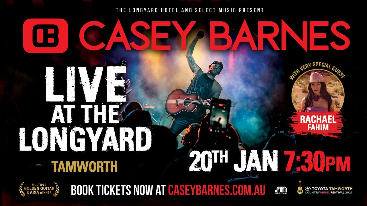 Casey Barnes live at The Longyard Hotel