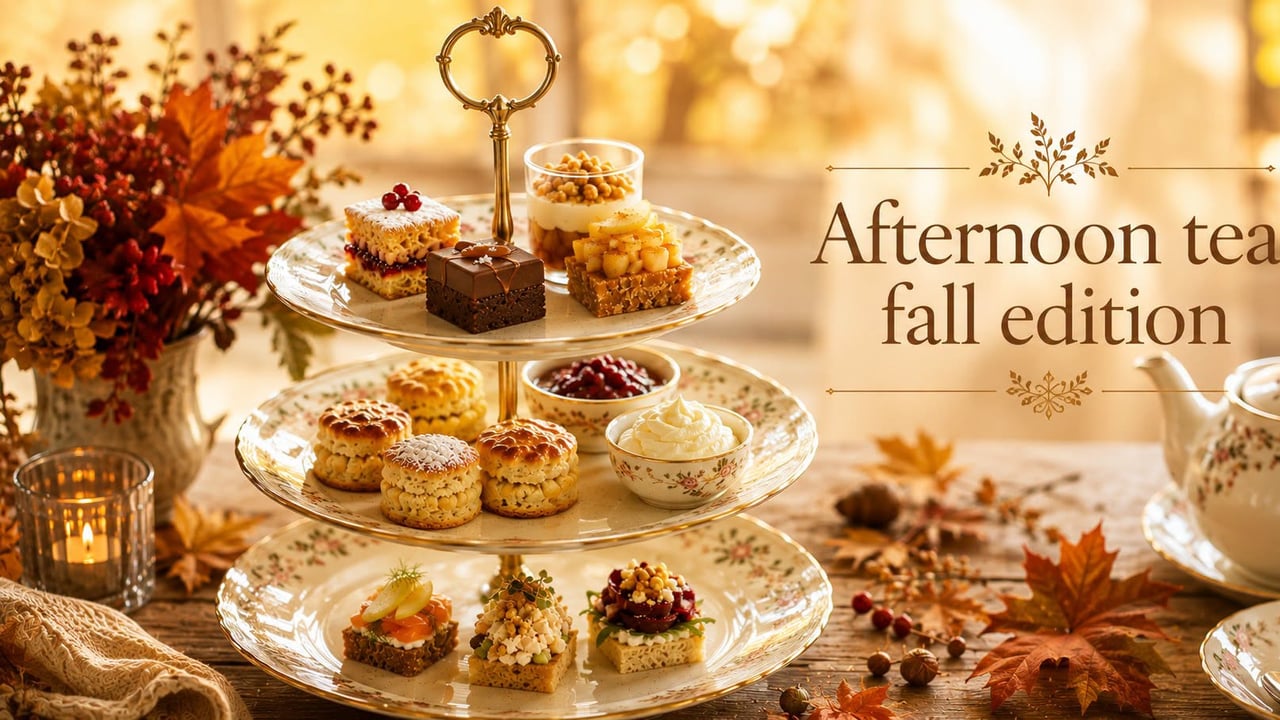 Afternoon tea - Fall edition 