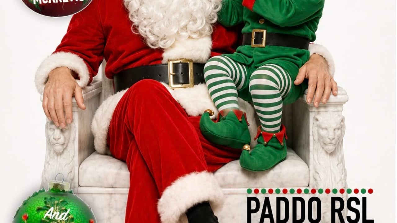BOB DOWNE - Xmas in December! SAT 5 DEC at Paddo RSL