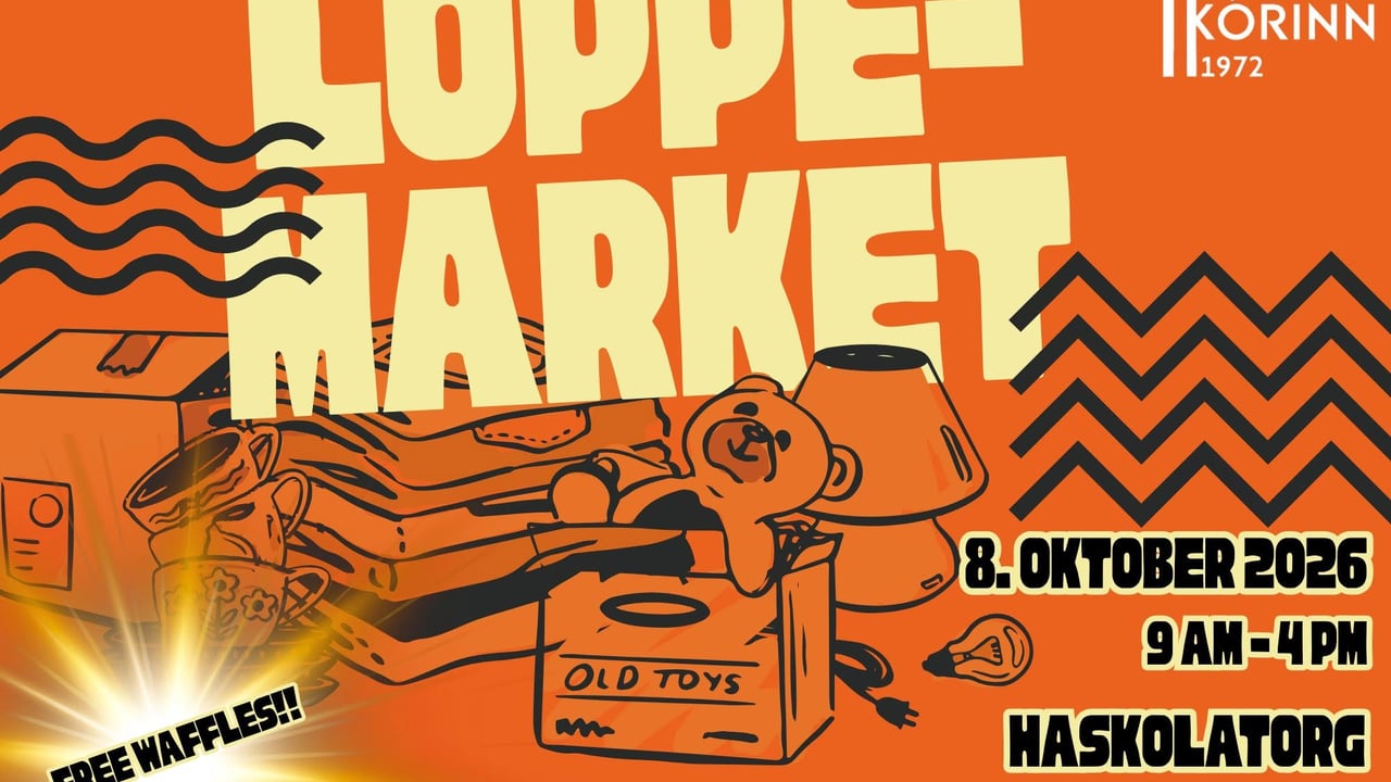 Loppe-Market at Háskólatorg!